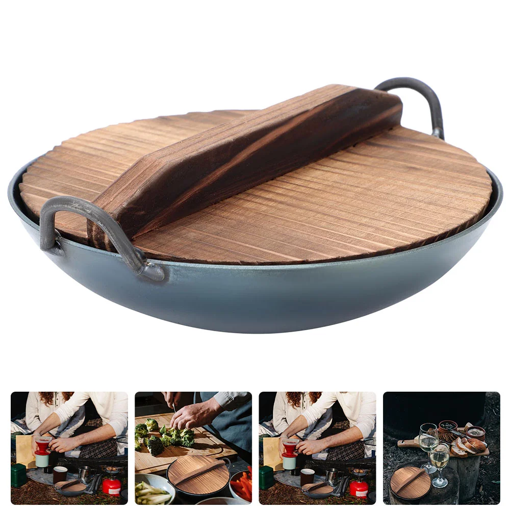 Mini Pan for Dolls Amphora Wok Flat Cooking Griddle House Decor with Lid Wrought Iron Cookware
Mini Pan for Dolls Amphora Wok Flat Cooking Griddle House Decor with Lid Wrought Iron Cookware