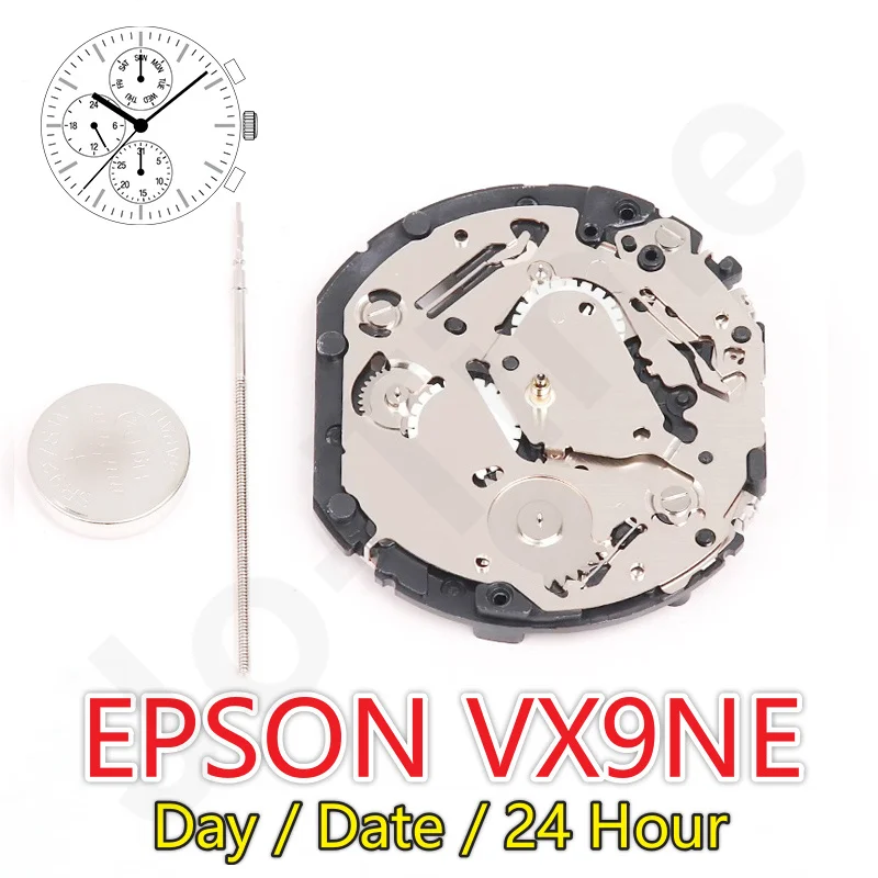 Vx9n Movement Vx9ne Movement Japan Movement Multi-Function Vx9ne 3hands With 3 Eyes Day / Date / 24 Hour
Vx9n Movement Vx9ne Movement Japan Movement Multi-Function Vx9ne 3hands With 3 Eyes Day / Date / 24 Hour