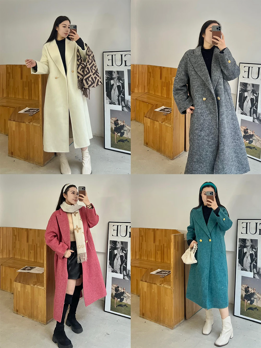 plus Size Women's Double-Faced Woolen Long Coat Autumn Winter Ele Sle Cleanfit Faion Big Size Clothes White Enhancing
plus Size Women's Double-Faced Woolen Long Coat Autumn Winter Ele Sle Cleanfit Faion Big Size Clothes White Enhancing