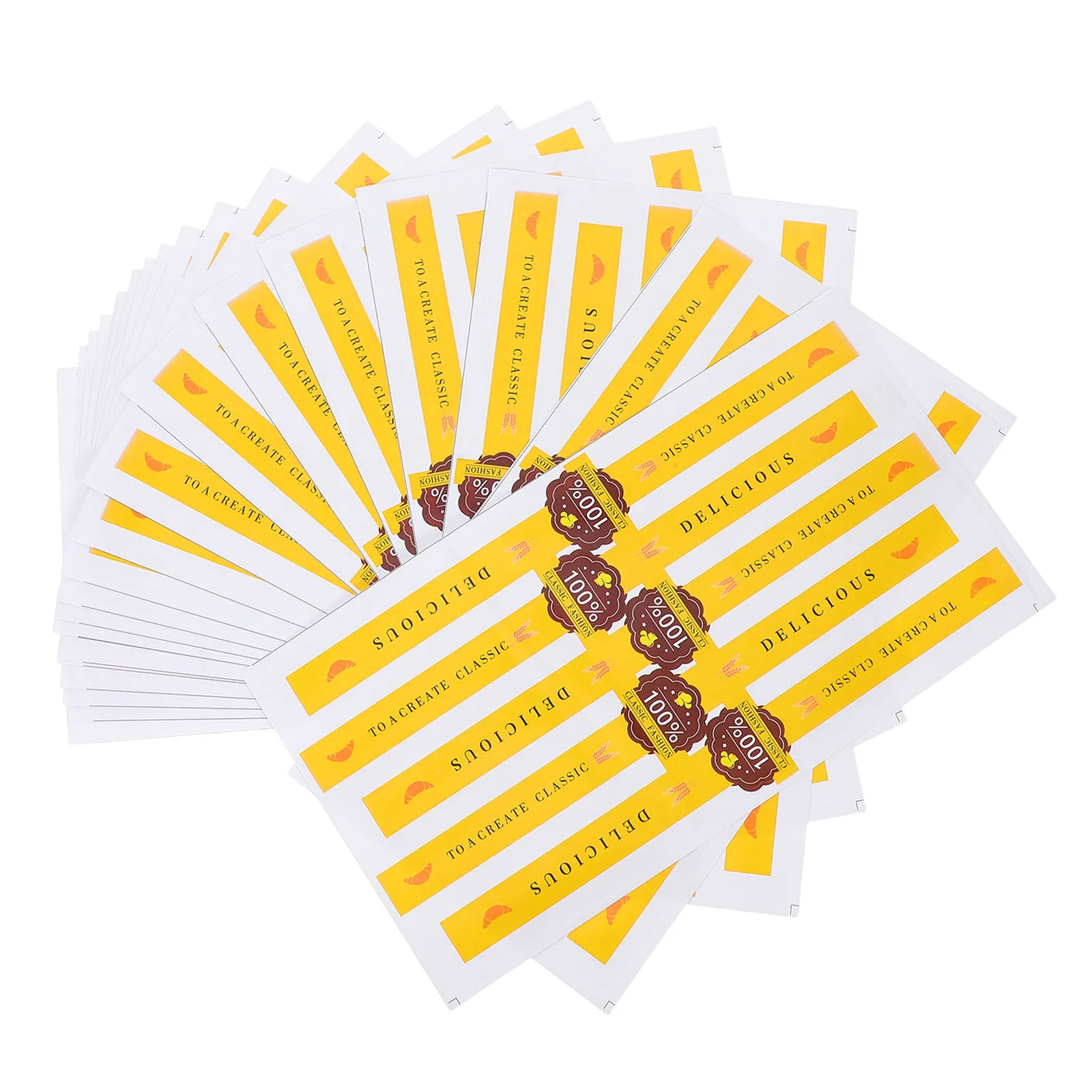 100Pcs Baking Packaging Seal Stickers Self Adhesive Cookie Box Labels Tamper Proof Bakery Sealing Stickers for Food
100Pcs Baking Packaging Seal Stickers Self Adhesive Cookie Box Labels Tamper Proof Bakery Sealing Stickers for Food