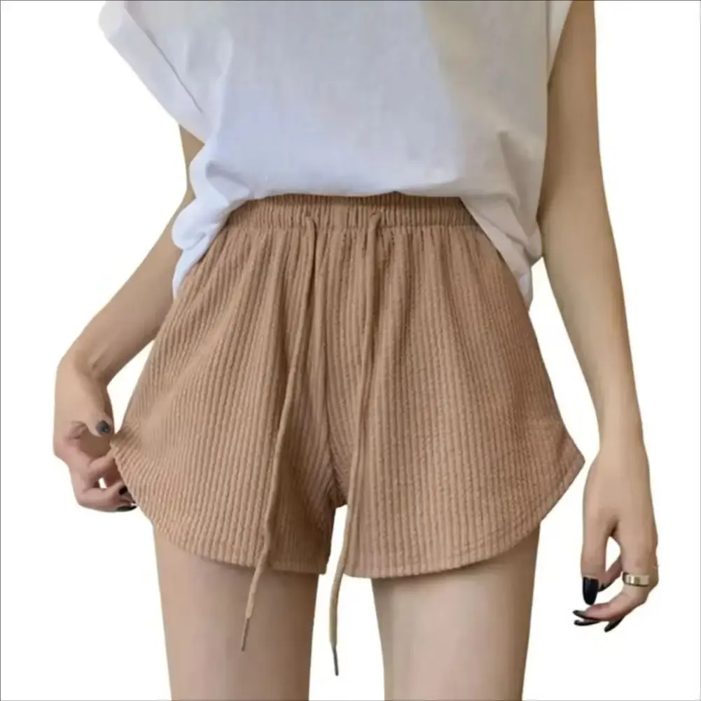 Women Shorts Summer High Elastic Lace Up Drawstring Wide Leg Sweat Short Fitness Running Shorts Loose Casual Large Sports Pants
Women Shorts Summer High Elastic Lace Up Drawstring Wide Leg Sweat Short Fitness Running Shorts Loose Casual Large Sports Pants