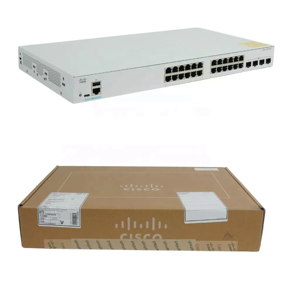 Cisco C1300-24P-4G Switch Original Box New Cisco Catalyst 1300 Series 24 Ports Layer 3 Managed Networks Switch C1300-24P-4G
Cisco C1300-24P-4G Switch Original Box New Cisco Catalyst 1300 Series 24 Ports Layer 3 Managed Networks Switch C1300-24P-4G