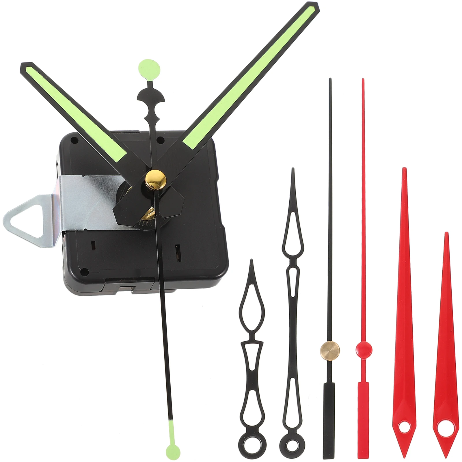 1 Set Clock Kit Quartz Movement Operated Wall Mechanism 18mm Shaft Red Black Fluorescent DIY Parts Replacement
1 Set Clock Kit Quartz Movement Operated Wall Mechanism 18mm Shaft Red Black Fluorescent DIY Parts Replacement