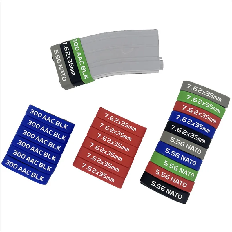 Набор из 6 маркеров для магазинов 5.56 НАТО и 7.62x35 мм, 300 ACC, для идентификации калибра, черные
Набор из 6 маркеров для магазинов 5.56 НАТО и 7.62x35 мм, 300 ACC, для идентификации калибра, черные