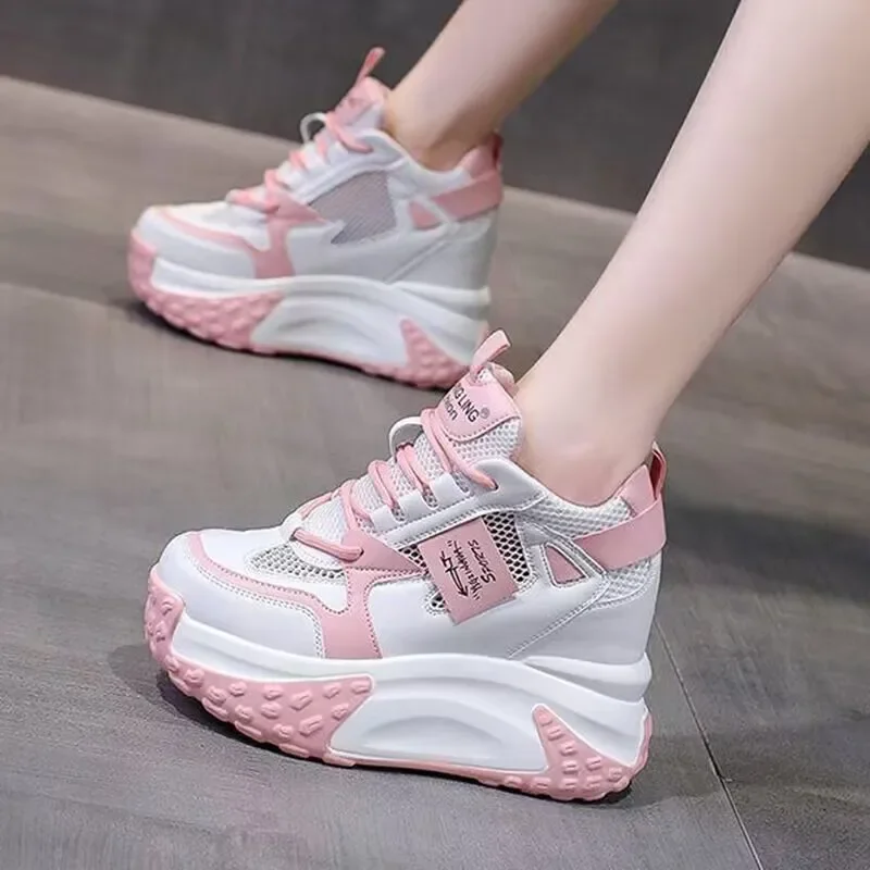 Fashionable Round Toe Lace-up Women's Sports Shoes Casual Solid Color Mesh Breathable Low-top Women's Vulcanized Shoes zapatos
Fashionable Round Toe Lace-up Women's Sports Shoes Casual Solid Color Mesh Breathable Low-top Women's Vulcanized Shoes zapatos
