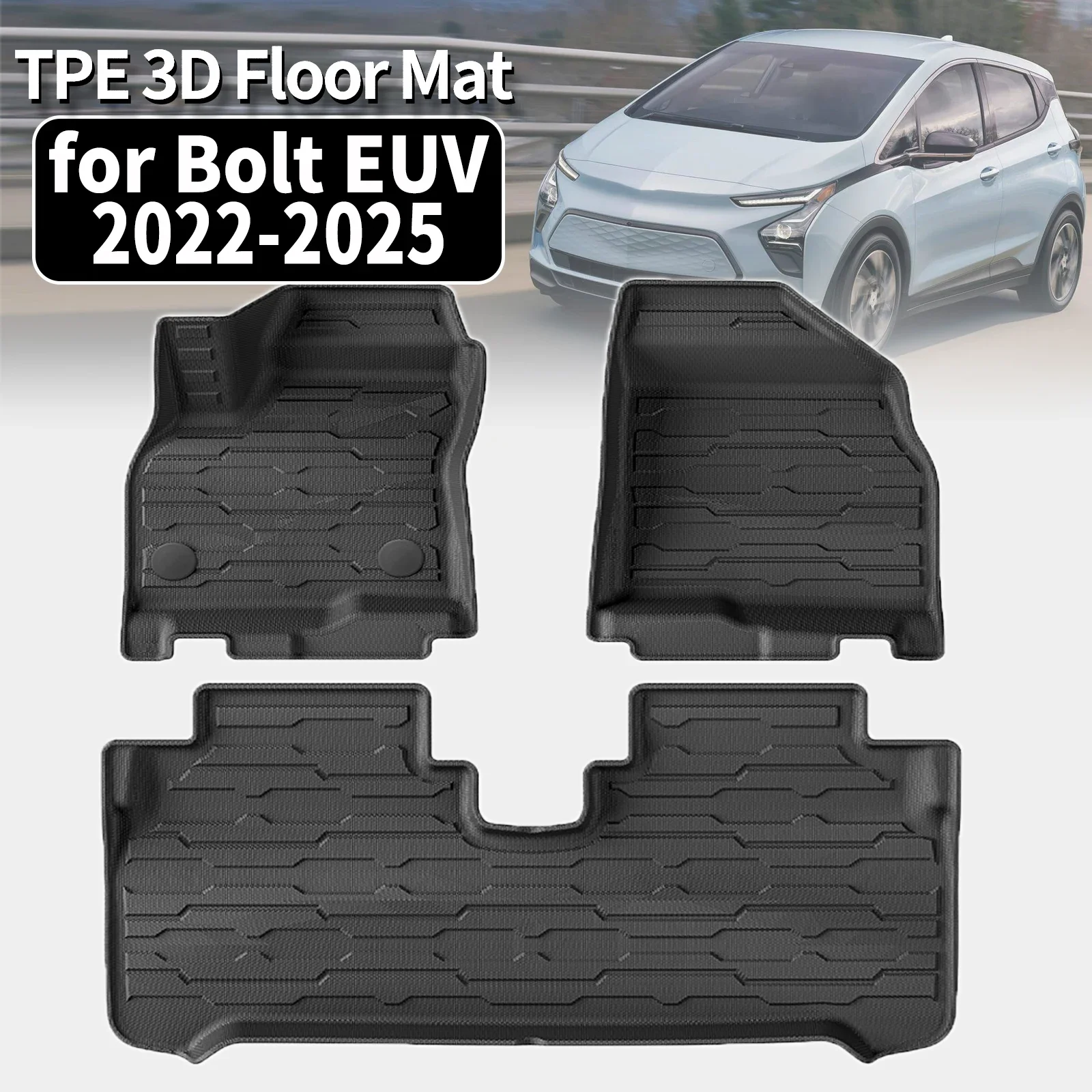 for Chevrolet Chevy Bolt EUV 2025 2024 2023 2022 (Not fit for EV) TPE Car Floor Mats Waterproof Non-Slip Easy Clean Accessories
for Chevrolet Chevy Bolt EUV 2025 2024 2023 2022 (Not fit for EV) TPE Car Floor Mats Waterproof Non-Slip Easy Clean Accessories