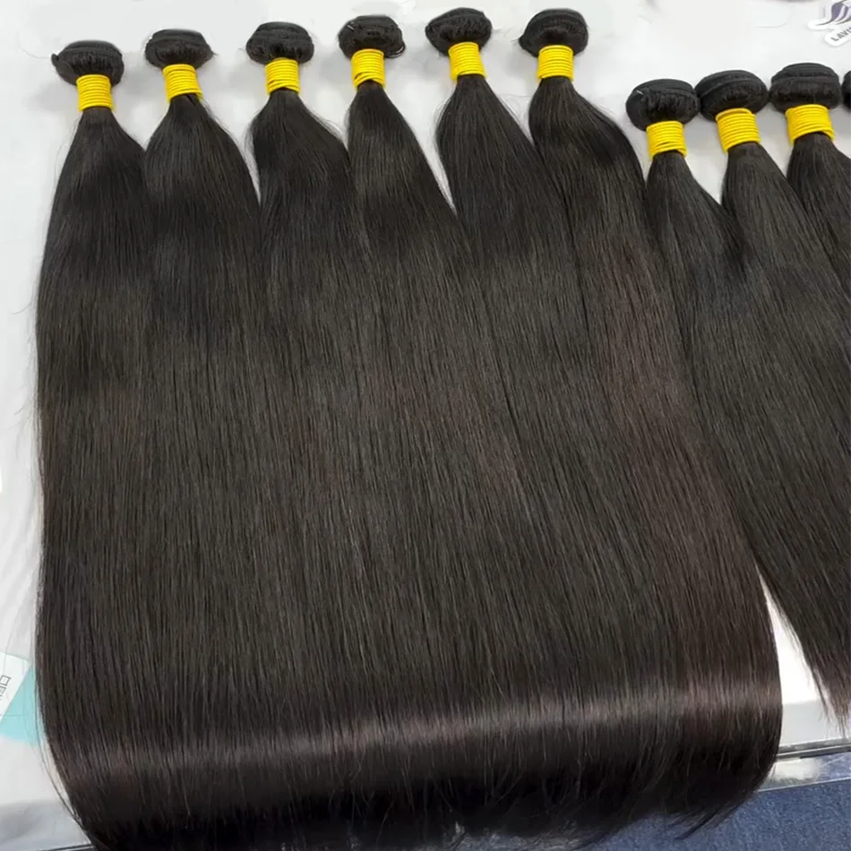 Silky Straight Human Hair Bundles Brazilian Hair Weave Bundles 1/3/4 PCS Natural Black Hair Bundles Remy Human Hair Extensions
Silky Straight Human Hair Bundles Brazilian Hair Weave Bundles 1/3/4 PCS Natural Black Hair Bundles Remy Human Hair Extensions