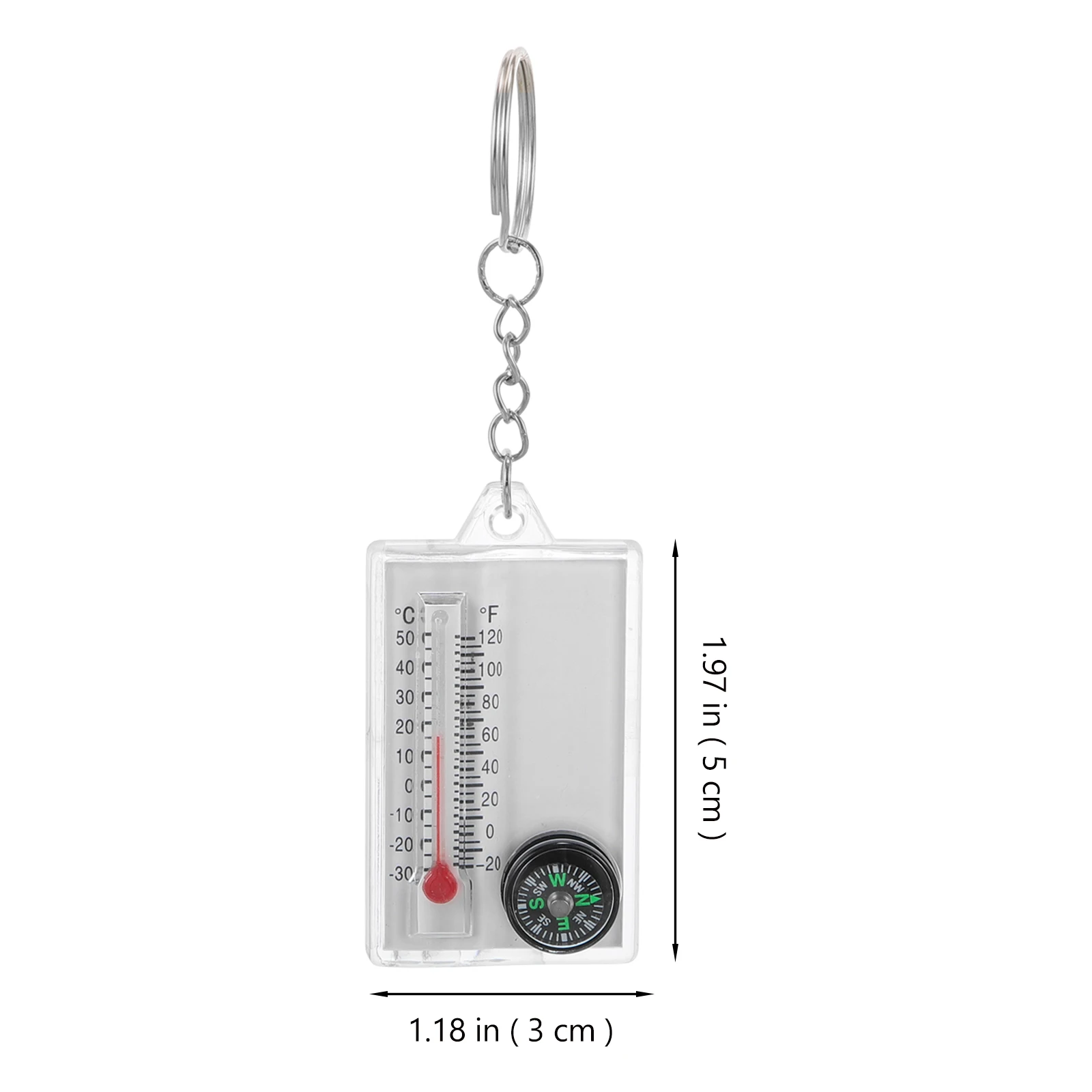 2pcs Mini Compass Keychain with Thermometer for Outdoor Hiking Camping Survival Travel Small Size Pocket Gadgets
2pcs Mini Compass Keychain with Thermometer for Outdoor Hiking Camping Survival Travel Small Size Pocket Gadgets