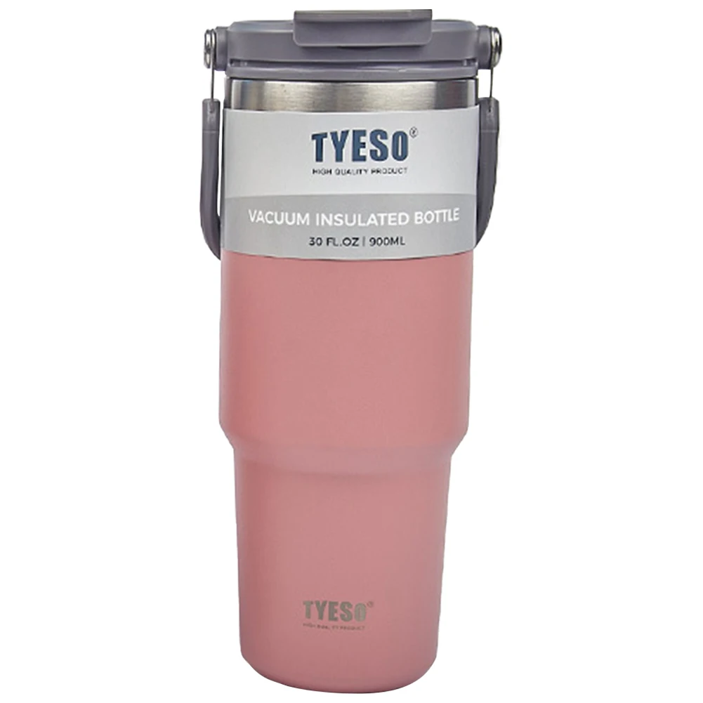 Coffee Cup Stainless Steel 900ML Cold and Hot Travel Mug Double-Layer Insulation Travel Sports Water Bottle with Straw & Handle
Coffee Cup Stainless Steel 900ML Cold and Hot Travel Mug Double-Layer Insulation Travel Sports Water Bottle with Straw & Handle
