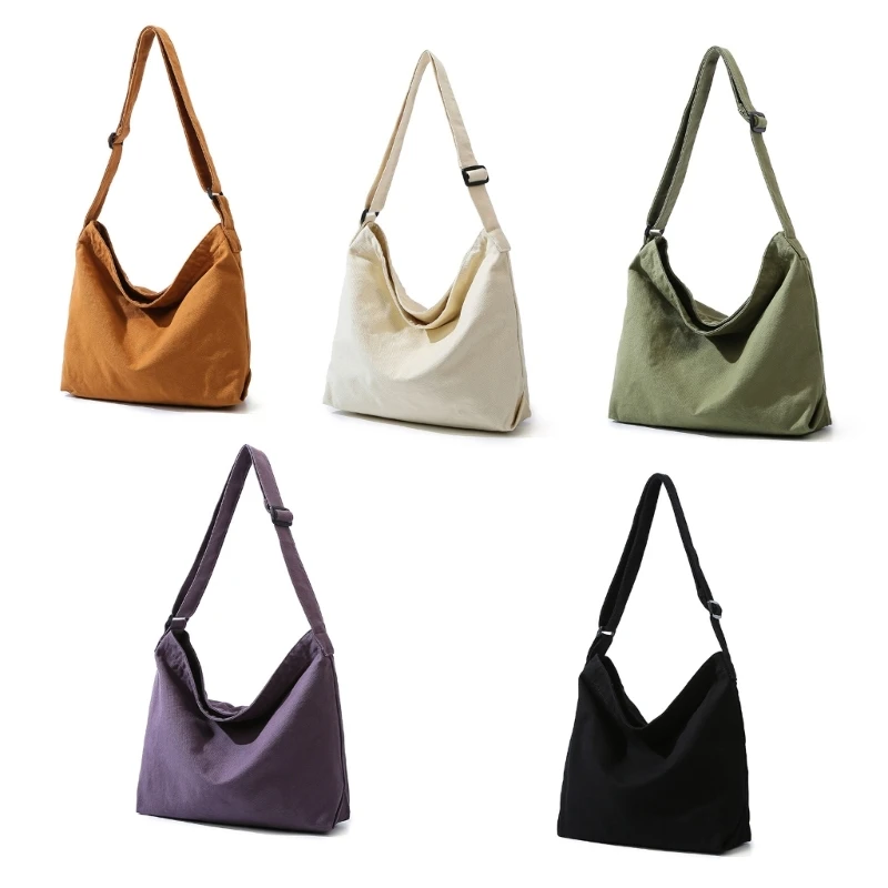 Stylish Simple Canvas Crossbody Bag Women Soldi Color Large Capacity Shoulder Bag Daily Casual Handbag for School Work Shopping
Stylish Simple Canvas Crossbody Bag Women Soldi Color Large Capacity Shoulder Bag Daily Casual Handbag for School Work Shopping