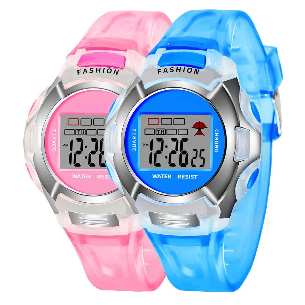 Waterproof Kids Sports Watch Blue Electronic Luminous Wristwatch Stopwatch Alarm Clock Night LED Kids Sports Watch
Waterproof Kids Sports Watch Blue Electronic Luminous Wristwatch Stopwatch Alarm Clock Night LED Kids Sports Watch
