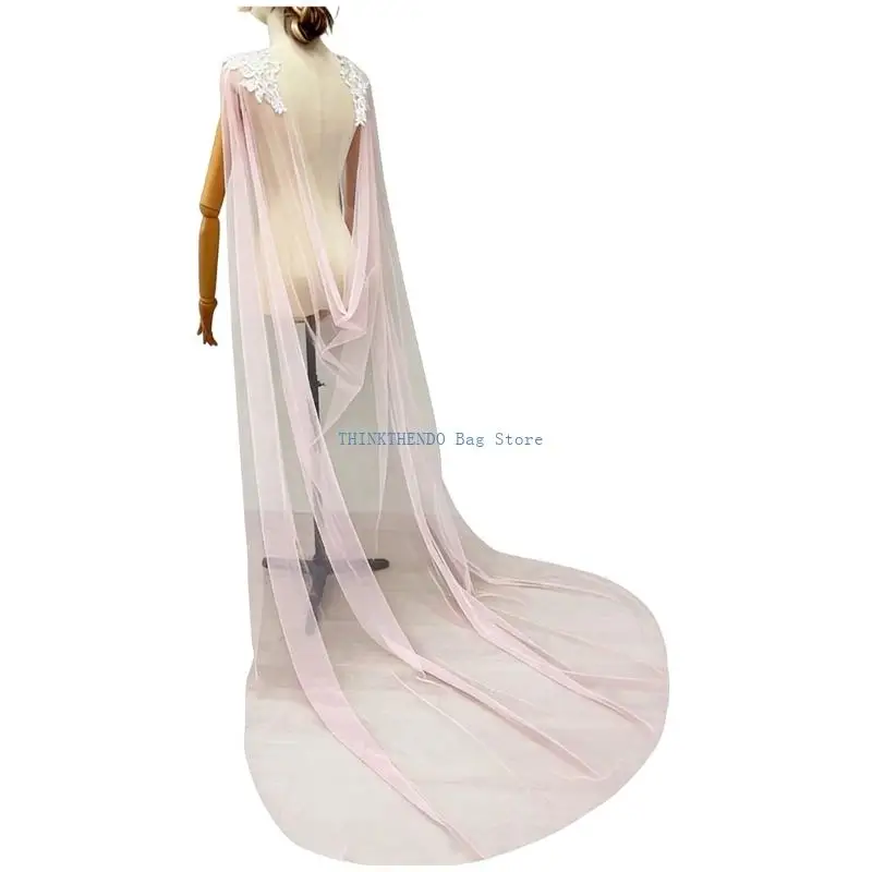 340D Lightweight Lace Applique Wedding Stole Cathedral Length for Formal Dress Enhancer
340D Lightweight Lace Applique Wedding Stole Cathedral Length for Formal Dress Enhancer