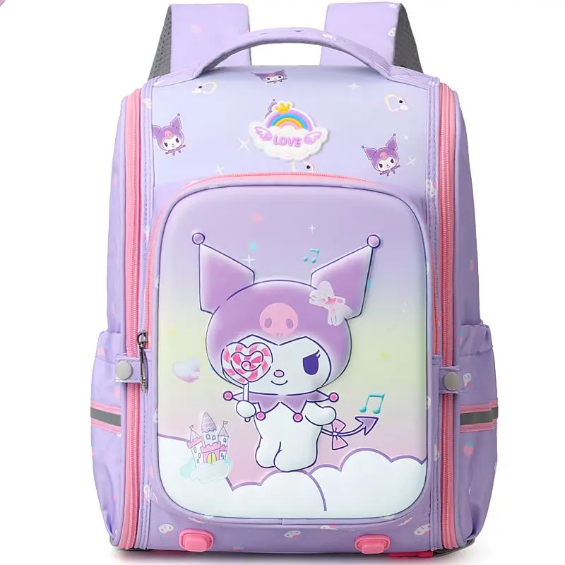 Saniro Kulomi Large Capacity Backpack for Girls Waterproof School Bag with Reflective Strips Durable Lightweight Bookbag 
Saniro Kulomi Large Capacity Backpack for Girls Waterproof School Bag with Reflective Strips Durable Lightweight Bookbag