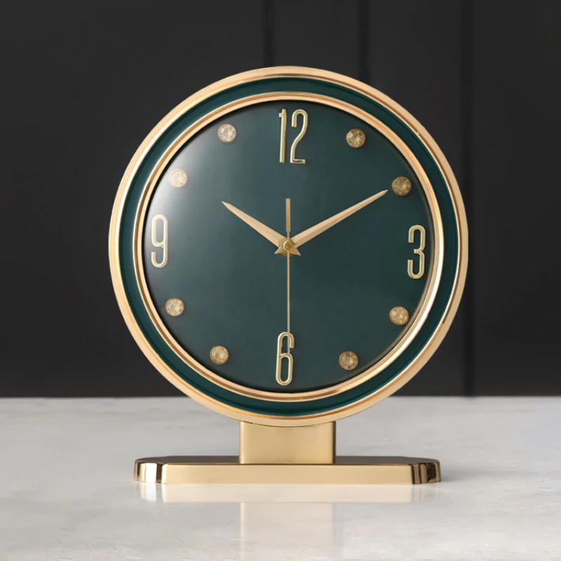 New Modern Light Luxury High-End Alloy Shell Living Room Clock Desk Clock Fashionable And Simple Desk Clock 1PCS
New Modern Light Luxury High-End Alloy Shell Living Room Clock Desk Clock Fashionable And Simple Desk Clock 1PCS