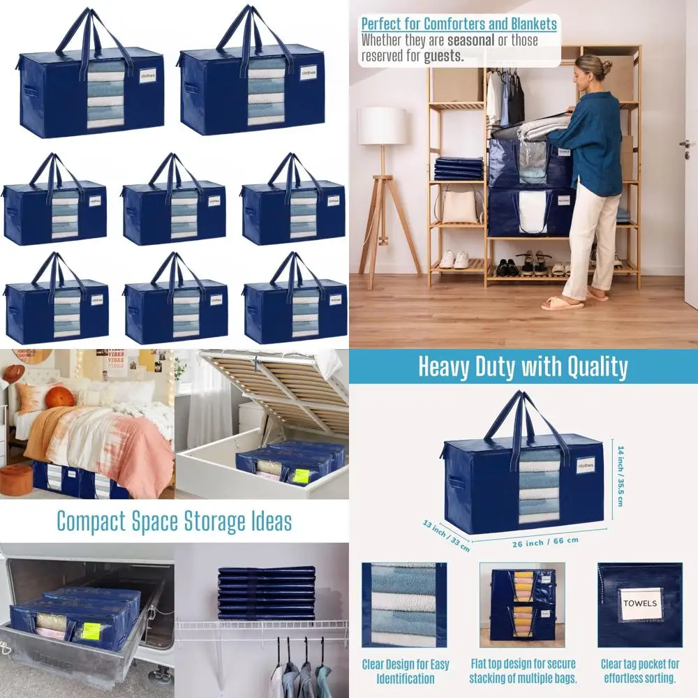 Сумки для хранения премиум-класса из 8 предметов для переезда и общежития — компактные, прочные и простые в организме
Сумки для хранения премиум-класса из 8 предметов для переезда и общежития — компактные, прочные и простые в организме