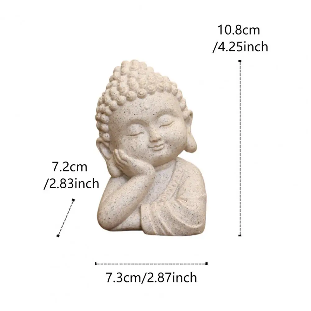 Mini Buddha Figurine Handcrafted Resin Zen Decor Statue Meditation Feng Shui Ornament for Home Office Desk Car Ornament
Mini Buddha Figurine Handcrafted Resin Zen Decor Statue Meditation Feng Shui Ornament for Home Office Desk Car Ornament