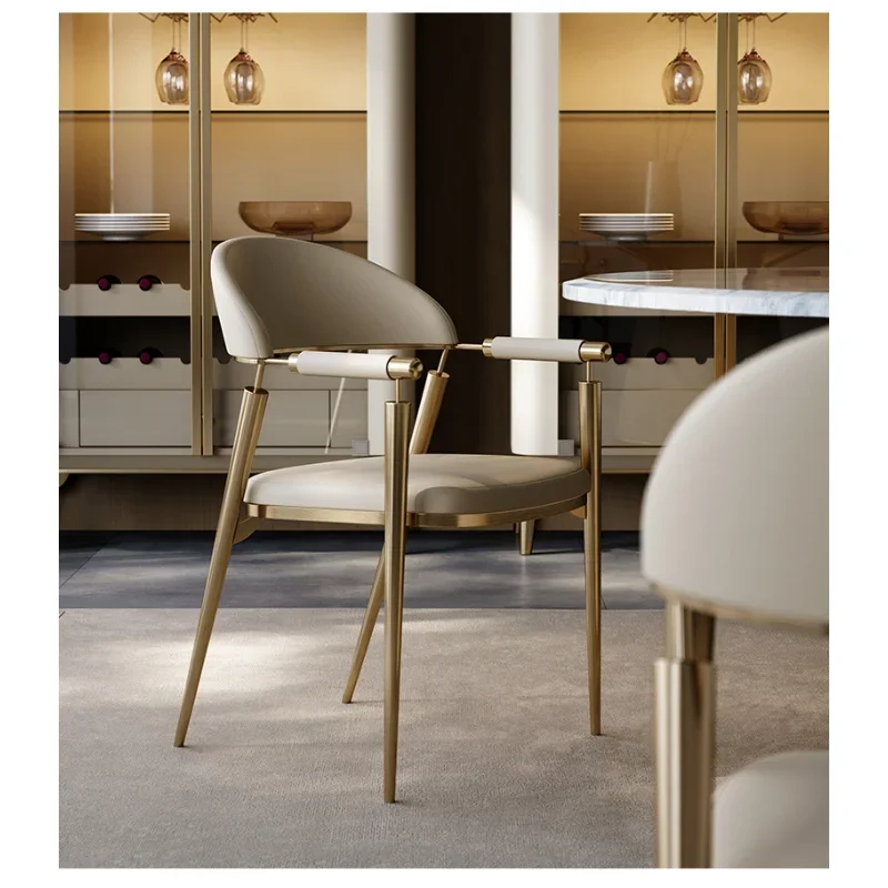 The product can be customizedLight luxury dining chairs, modern simplicity, high-end designers, postmodern creativity
The product can be customizedLight luxury dining chairs, modern simplicity, high-end designers, postmodern creativity