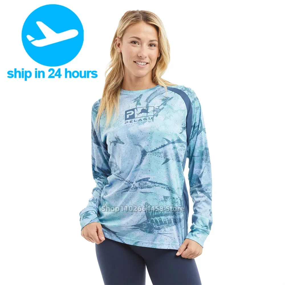 Fishing Clothing Women Tops Wear Camisa De Pesca Gear Fish Dresses Long Sleeve Uv Protection Shirt Female Maillot Jersey
Fishing Clothing Women Tops Wear Camisa De Pesca Gear Fish Dresses Long Sleeve Uv Protection Shirt Female Maillot Jersey