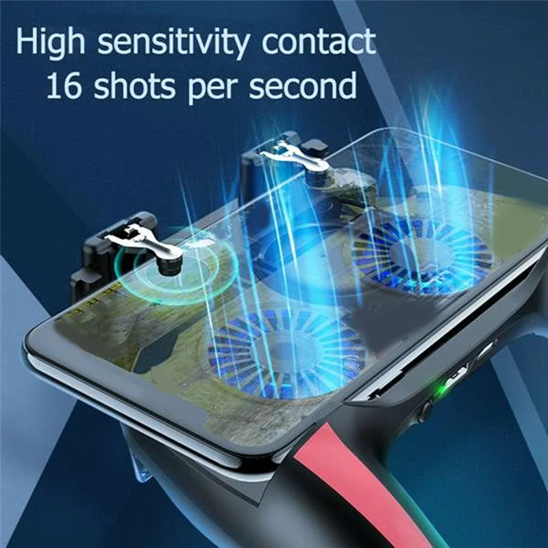 ABTS-H10 Gaming Accessories Handheld Grip Game Controller Joystick Gamepad For Trigger Dual Cooling Fan Game Cooler For Phone
ABTS-H10 Gaming Accessories Handheld Grip Game Controller Joystick Gamepad For Trigger Dual Cooling Fan Game Cooler For Phone