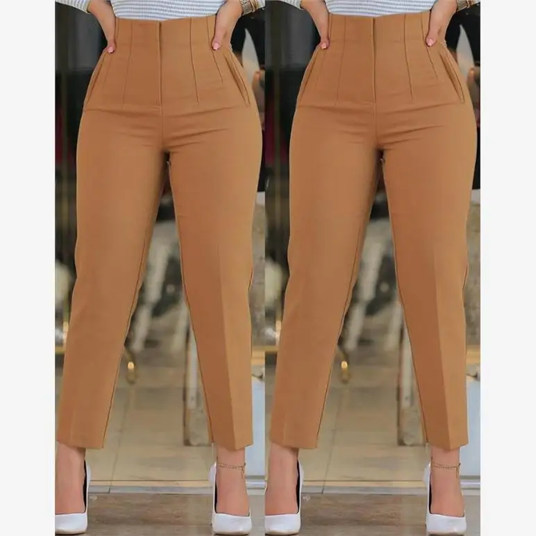 High Waist Zip Slim Fit Pants Casual Street Style Nine-Tenths Length Zipper Pencil Pants Women's Summer Fashion Trousers
High Waist Zip Slim Fit Pants Casual Street Style Nine-Tenths Length Zipper Pencil Pants Women's Summer Fashion Trousers