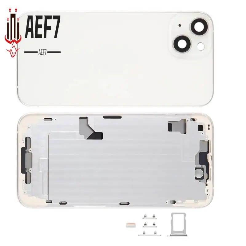 AEF7-Battery New Back Housing For Iphone 14 Housing Back Cover+Mid Chassis Frame+SIM Tray+Side Key 14 Middle Frame
AEF7-Battery New Back Housing For Iphone 14 Housing Back Cover+Mid Chassis Frame+SIM Tray+Side Key 14 Middle Frame