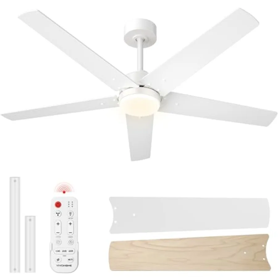 Ceiling Fans with Lights, 52 inch Low Profile Ceiling Fan with Light and Remote, Flush Mount for Bedroom, Living Room, Garage,
Ceiling Fans with Lights, 52 inch Low Profile Ceiling Fan with Light and Remote, Flush Mount for Bedroom, Living Room, Garage,