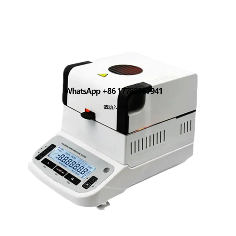 Grain Moisture Tester Halogen Laboratory Moisture Analyzer Food Humidity Measuring Instruments Moisture Meter for Plastic Rubber
Grain Moisture Tester Halogen Laboratory Moisture Analyzer Food Humidity Measuring Instruments Moisture Meter for Plastic Rubber