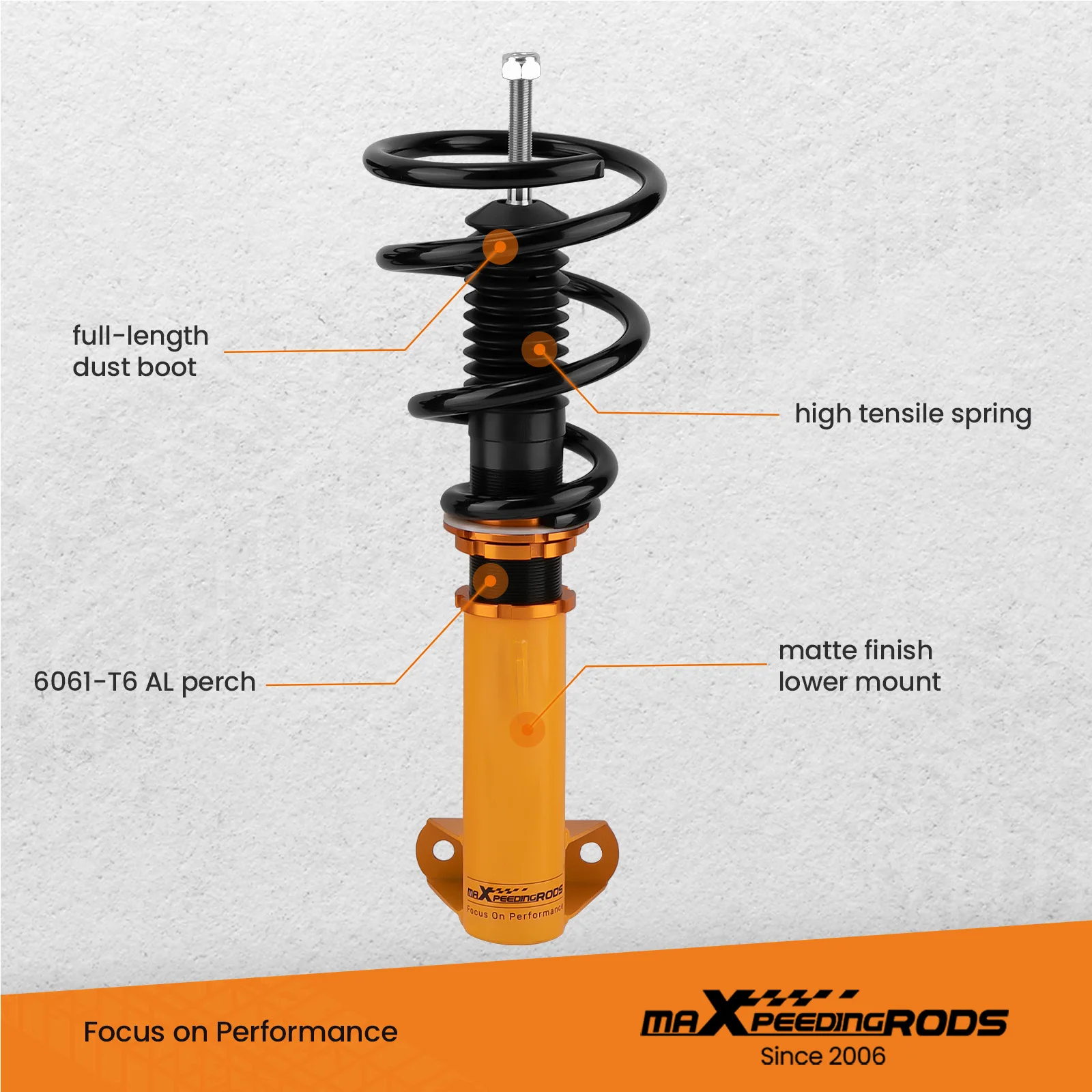 Coilovers Suspension Kit for Mercedes-Benz C-class W203 2000-2007 CLK C209 W209 2002-2010
Coilovers Suspension Kit for Mercedes-Benz C-class W203 2000-2007 CLK C209 W209 2002-2010