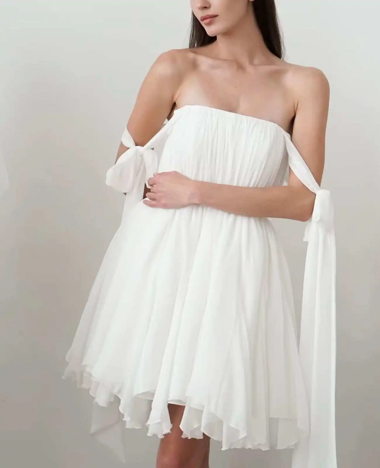 Chiffon Mini Banquet Dress Spaghetti Strap Backless Sexy Above Knee's Wedding Dresses for Party Banquet Holiday Beach Dresses
Chiffon Mini Banquet Dress Spaghetti Strap Backless Sexy Above Knee's Wedding Dresses for Party Banquet Holiday Beach Dresses