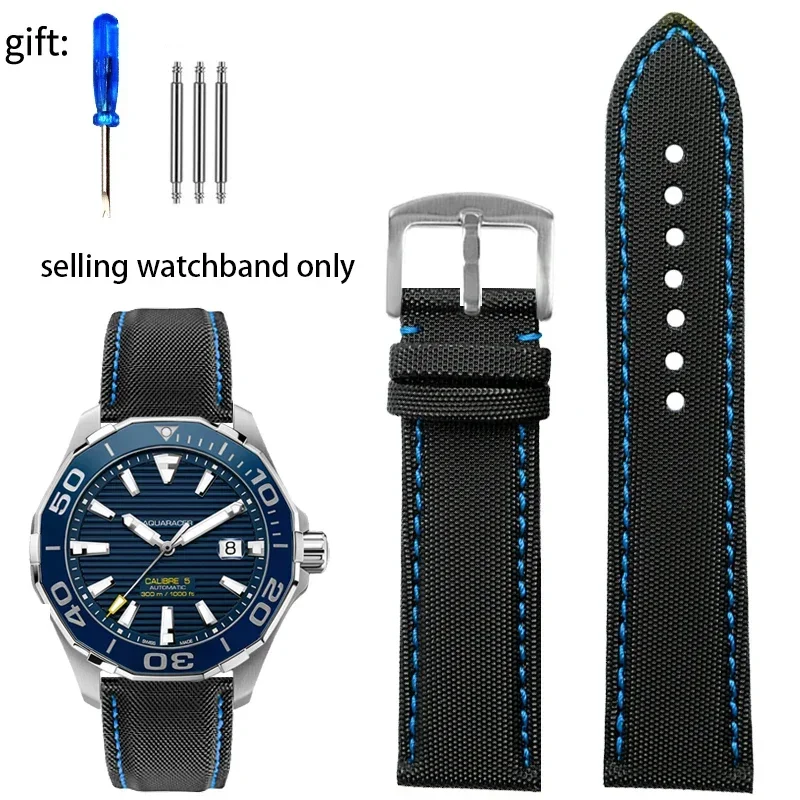 20mm 22mm Fiber Nylon Leather Watchband For TAG Heuer F1 Racing Car Diving Strap Rossini 519955 Mido Canvas Watch Band Bracelet
20mm 22mm Fiber Nylon Leather Watchband For TAG Heuer F1 Racing Car Diving Strap Rossini 519955 Mido Canvas Watch Band Bracelet