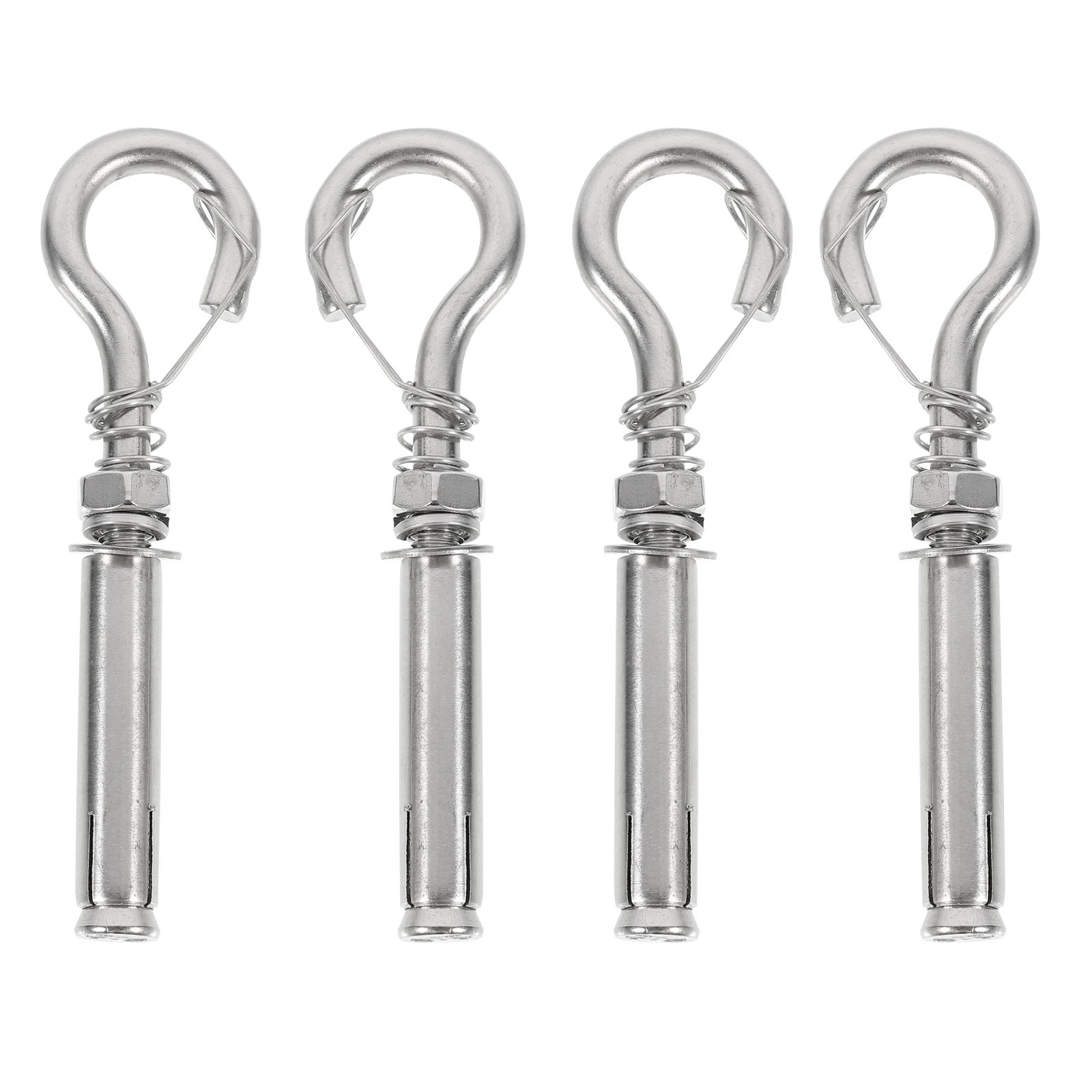 4pcs Expansion Screw Stainless Steel Heavy Duty Metal Spring Manhole Cover Rings Suitable For Walls Nets Easy Install
4pcs Expansion Screw Stainless Steel Heavy Duty Metal Spring Manhole Cover Rings Suitable For Walls Nets Easy Install