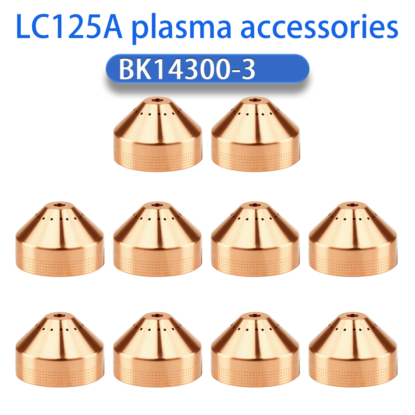 Lincoln 125A Plasma Welding and Cutting Equipment Accessories, Cutting Torch Accessories, Protective Cap Bk14300-3, Total of 10 Pieces
Lincoln 125A Plasma Welding and Cutting Equipment Accessories, Cutting Torch Accessories, Protective Cap Bk14300-3, Total of 10 Pieces