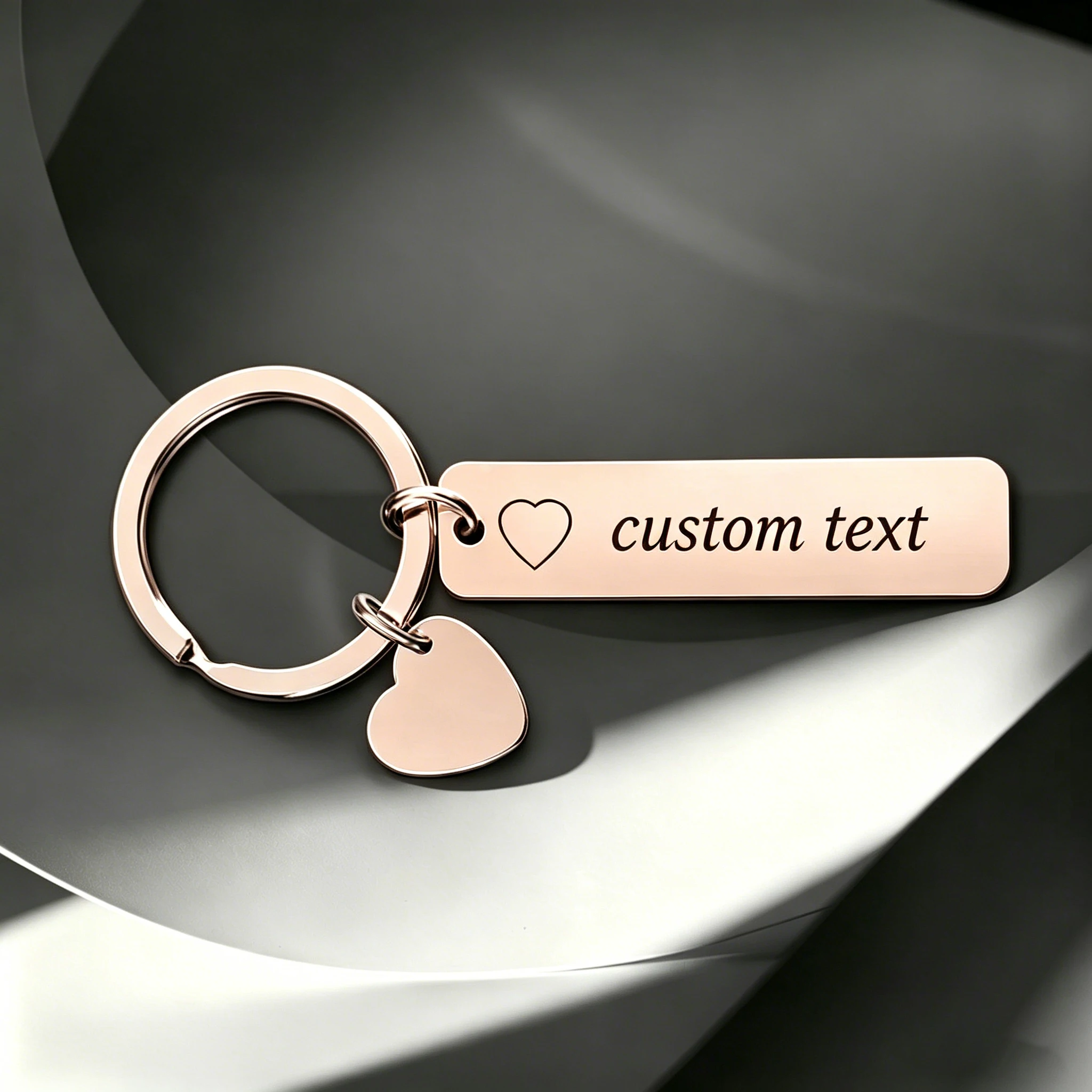 Custom Text Engraved Name Keychain Personalized Key Ring Stainless Steel Valentine's Day Present For Women Men Anniversary Gift
Custom Text Engraved Name Keychain Personalized Key Ring Stainless Steel Valentine's Day Present For Women Men Anniversary Gift