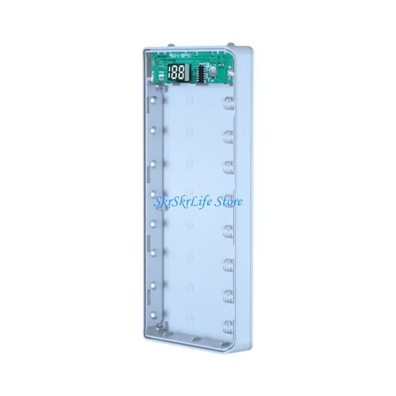 E65E Storage 18650 Battery 8 Slots Plastic for Shell No Soldering Cases Easy to Carry
E65E Storage 18650 Battery 8 Slots Plastic for Shell No Soldering Cases Easy to Carry