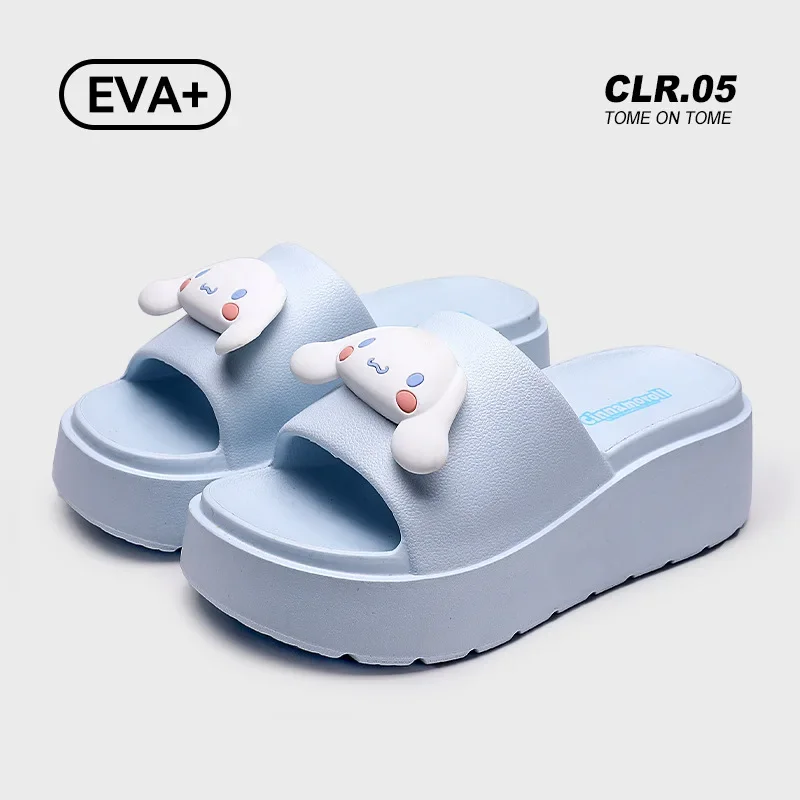 Тапочки Sanrio Hello Kitty, утолщенные, с мультяшным принтом Куроми, для девочек, для улицы, нескользящие, летние пляжные туфли, женские сандалии
Тапочки Sanrio Hello Kitty, утолщенные, с мультяшным принтом Куроми, для девочек, для улицы, нескользящие, летние пляжные туфли, женские сандалии