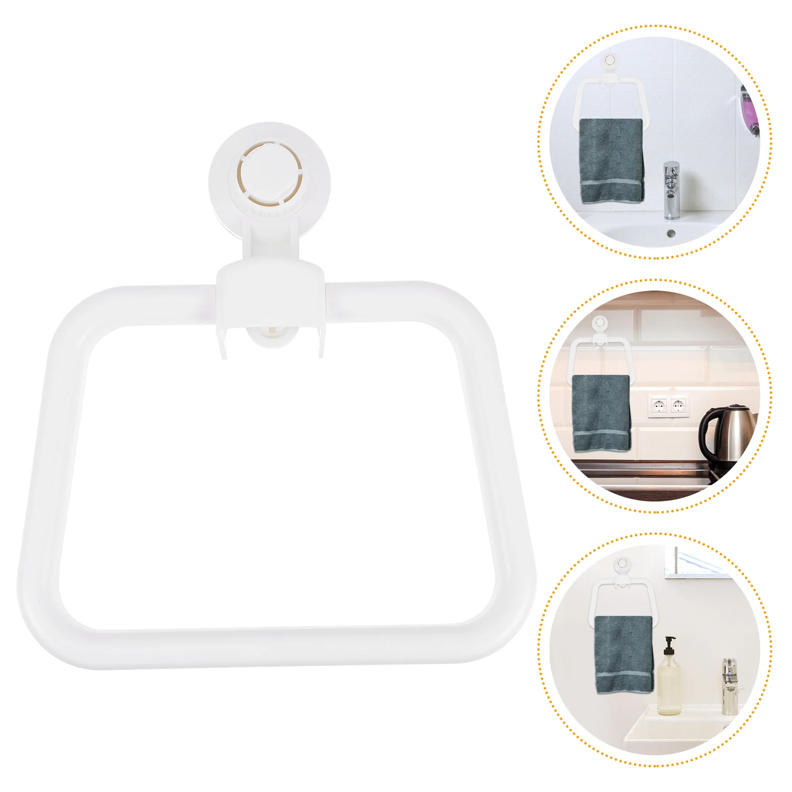 Towel Ring Suction Cup Rack Punch Free Hook Rural Pvc Wall-mounted Racks Coat Hangers
Towel Ring Suction Cup Rack Punch Free Hook Rural Pvc Wall-mounted Racks Coat Hangers