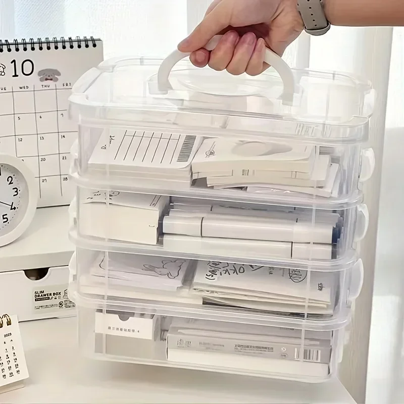 Extra Large 4-Tier Stackable Storage Box with Lid Clear Plastic Organizer Toy Building Block Storage Box
Extra Large 4-Tier Stackable Storage Box with Lid Clear Plastic Organizer Toy Building Block Storage Box