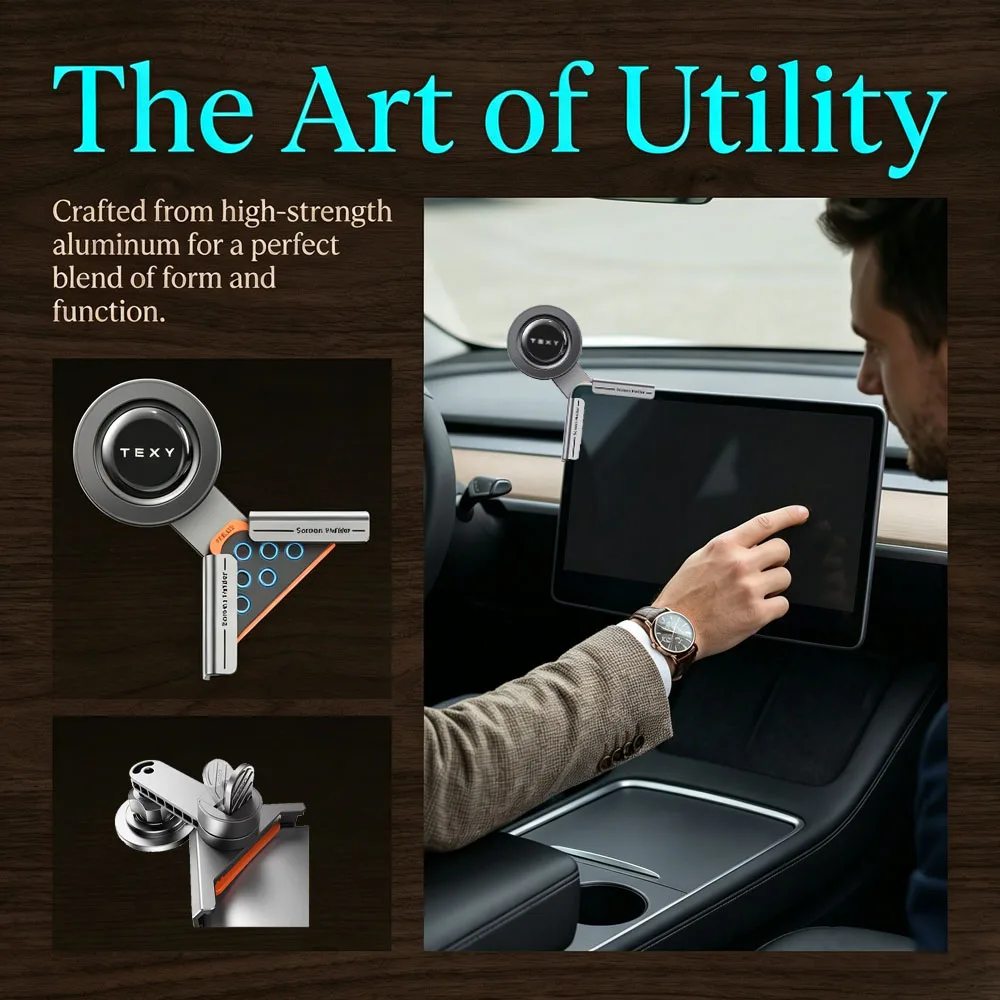 2026 Tesla Model Y New Refresh Version Magnetic Phone Holder, 3rd Gen Screen Special Mount, Car Navigation Accessories
2026 Tesla Model Y New Refresh Version Magnetic Phone Holder, 3rd Gen Screen Special Mount, Car Navigation Accessories