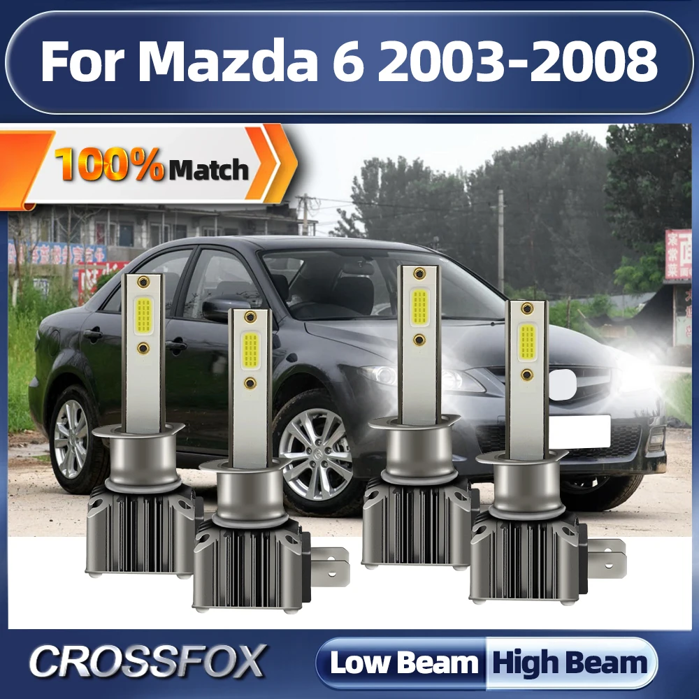 H1 LED Headlight Bulb 240W 40000LM CSP Car Headlamp 12V Auto Lamps 6000K White For Mazda 6 2003 2004 2005 2006 2007 2008
H1 LED Headlight Bulb 240W 40000LM CSP Car Headlamp 12V Auto Lamps 6000K White For Mazda 6 2003 2004 2005 2006 2007 2008