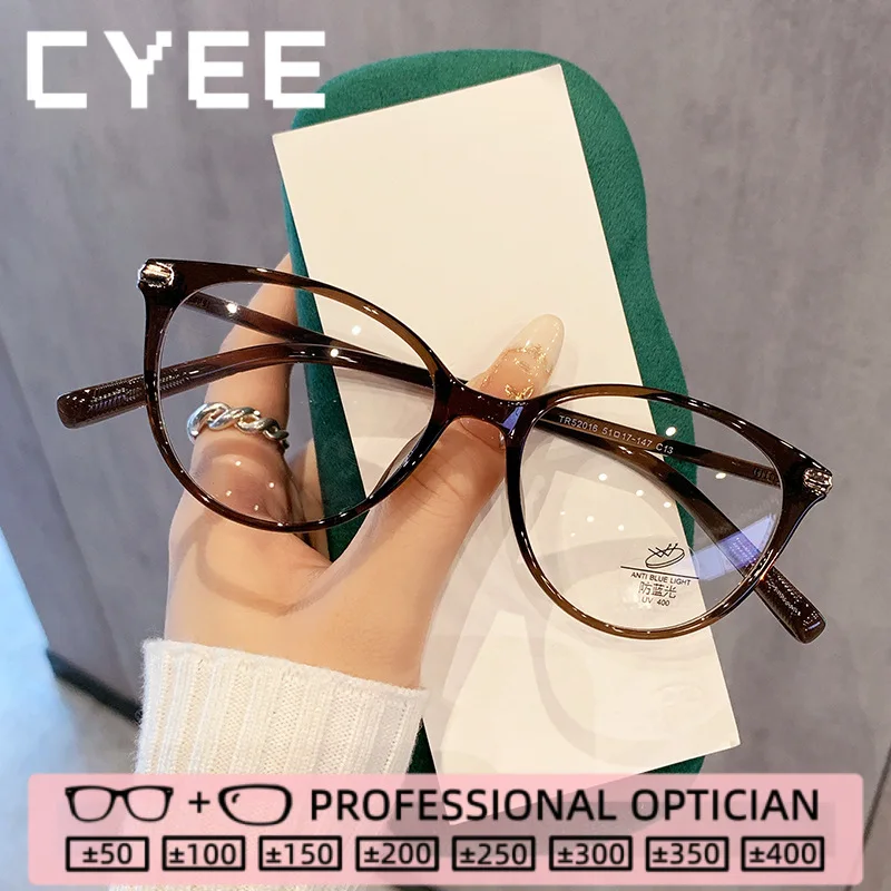 CYEE New Fashion Ultra Thin Lenses Anti Blue Ray Reading Glasses Women Photochromic Myopia Custom Prescription Optical Eyewear
CYEE New Fashion Ultra Thin Lenses Anti Blue Ray Reading Glasses Women Photochromic Myopia Custom Prescription Optical Eyewear