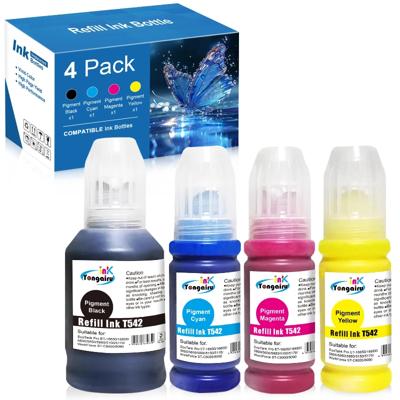 Чернила 542 T542 для T502 542 532 для Epson EcoTank ET-2760 ET-3710 ET-3760 ET-4760 ET-5800 ET-5850 ET-5880 ET-16600 ET-16650
Чернила 542 T542 для T502 542 532 для Epson EcoTank ET-2760 ET-3710 ET-3760 ET-4760 ET-5800 ET-5850 ET-5880 ET-16600 ET-16650