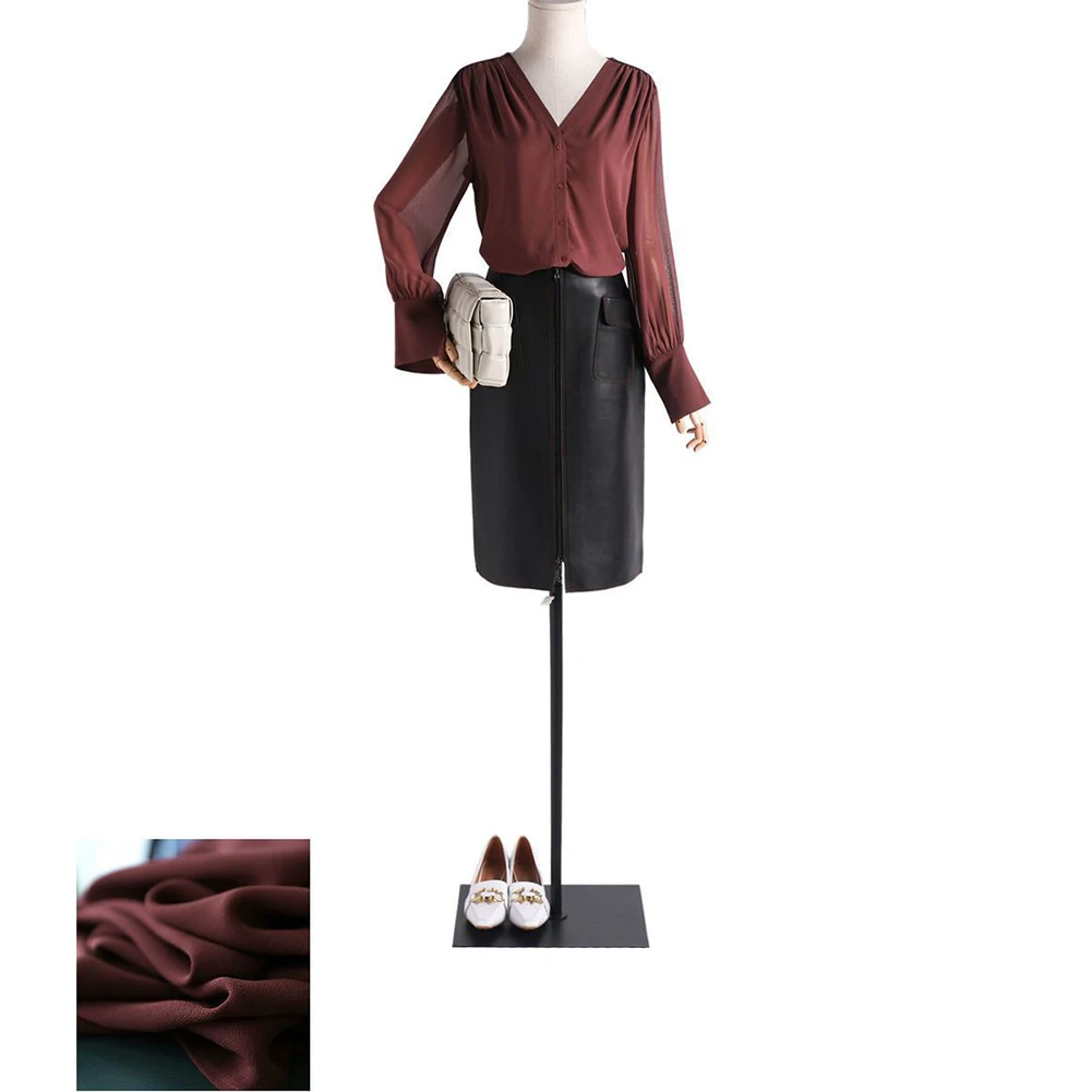 For Womenswear Elegant Chiffon Tops with Long Sleeves featuring Trendy Ruffles Available in Various Hues Today
For Womenswear Elegant Chiffon Tops with Long Sleeves featuring Trendy Ruffles Available in Various Hues Today