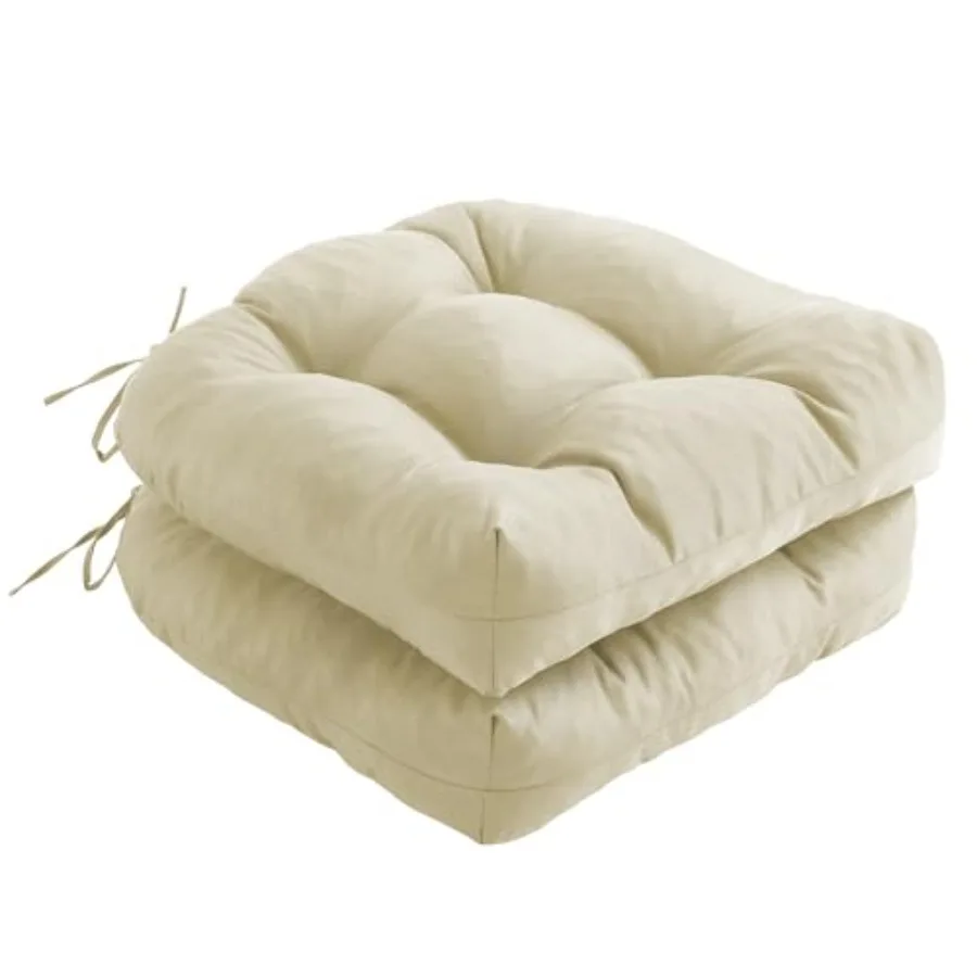 Outdoor Chair Cushions Set of 2, Patio Chair Cushions with Ties, 19x19+5" Tufted Outdoor Seat Cushions, Waterproof Patio Furnit
Outdoor Chair Cushions Set of 2, Patio Chair Cushions with Ties, 19x19+5" Tufted Outdoor Seat Cushions, Waterproof Patio Furnit