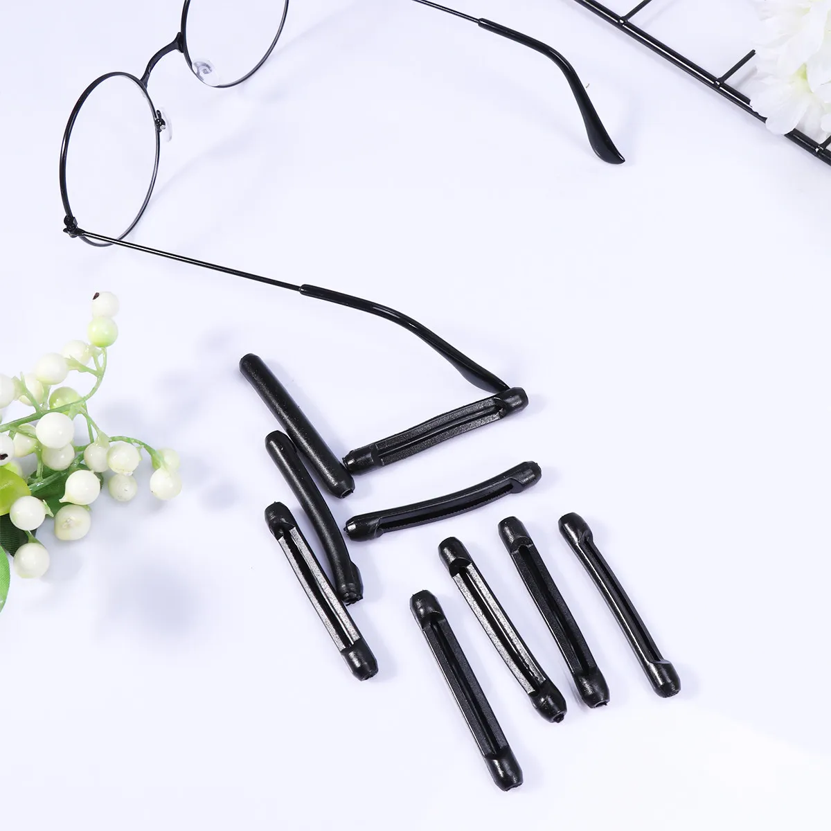 20Pcs Silicone Sleeve for Glasses Anti-Slip Eyeglass Holders Lightweight Comfortable Ear Pads for Running Riding Surfing Hunting
20Pcs Silicone Sleeve for Glasses Anti-Slip Eyeglass Holders Lightweight Comfortable Ear Pads for Running Riding Surfing Hunting