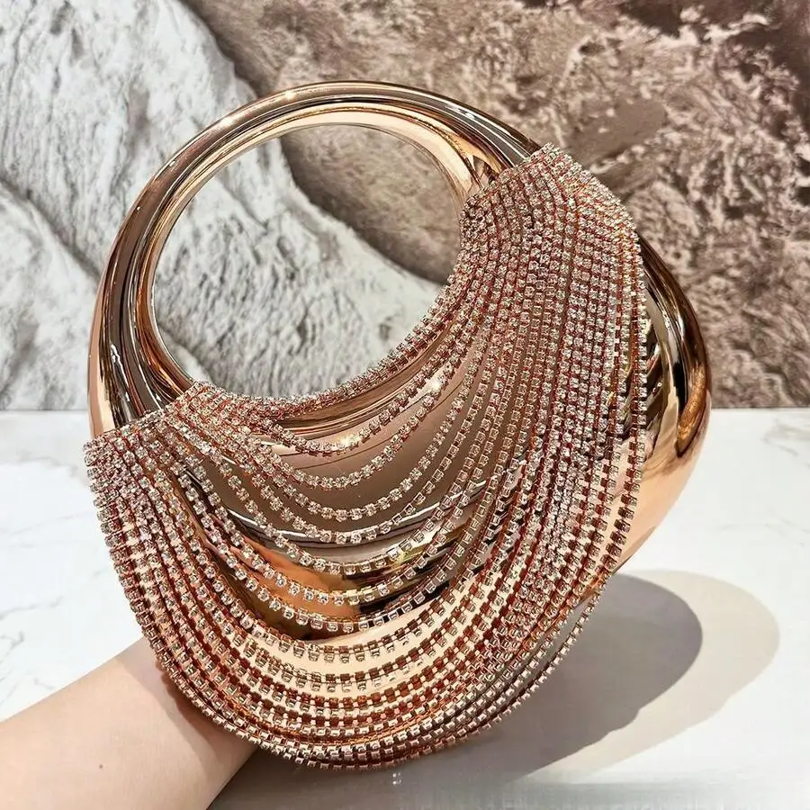 Luxurious Acrylic Clutch Bag With Rhinestone Decoration Evening Handbag
Luxurious Acrylic Clutch Bag With Rhinestone Decoration Evening Handbag