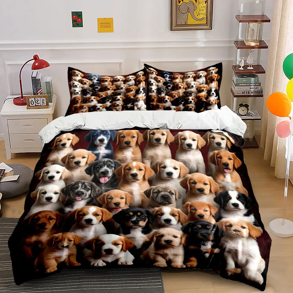 A group of playful golden retrievers Pattern Duvet Cover Set Digital Print Colorful Polyester Bedding with Zipper Closur gifts
A group of playful golden retrievers Pattern Duvet Cover Set Digital Print Colorful Polyester Bedding with Zipper Closur gifts