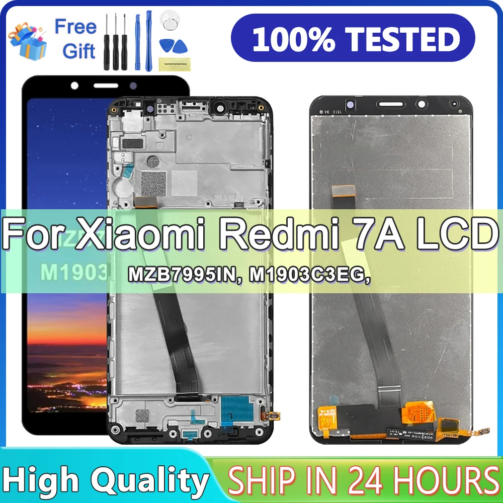 AMOLED For Xiaomi Redmi 7A 5.45''For MZB7995IN M1903C3EG M1903C3EH LCD Display Touch Screen Digitizer Assembly Replacement
AMOLED For Xiaomi Redmi 7A 5.45''For MZB7995IN M1903C3EG M1903C3EH LCD Display Touch Screen Digitizer Assembly Replacement