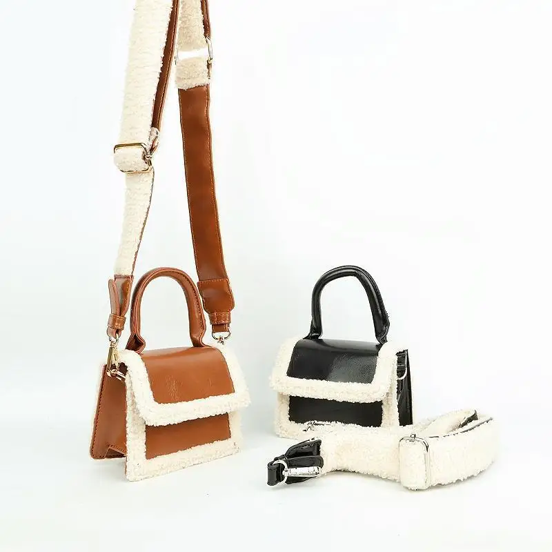 Fashion Mini Handbags for Women Luxury Plush Pu Leather Patchwork Lady Handbag Small Flap Wide Strap Shoulder Crossbody Bags2025
Fashion Mini Handbags for Women Luxury Plush Pu Leather Patchwork Lady Handbag Small Flap Wide Strap Shoulder Crossbody Bags2025