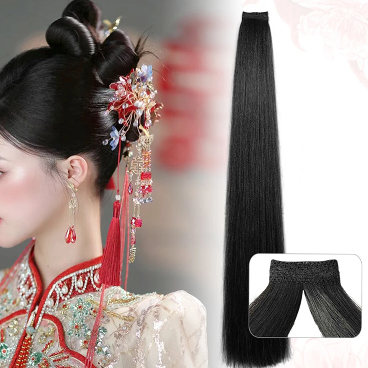 Synthetic No clip Jacquard silk micro-oily board hairpin wig stylist dedicated to styling women's wedding holiday styling
Synthetic No clip Jacquard silk micro-oily board hairpin wig stylist dedicated to styling women's wedding holiday styling