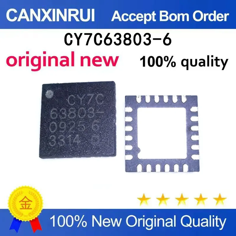 (5-100 PCS) Brand new stock CY7C63803-6 CY7C63803-6 QFN
(5-100 PCS) Brand new stock CY7C63803-6 CY7C63803-6 QFN